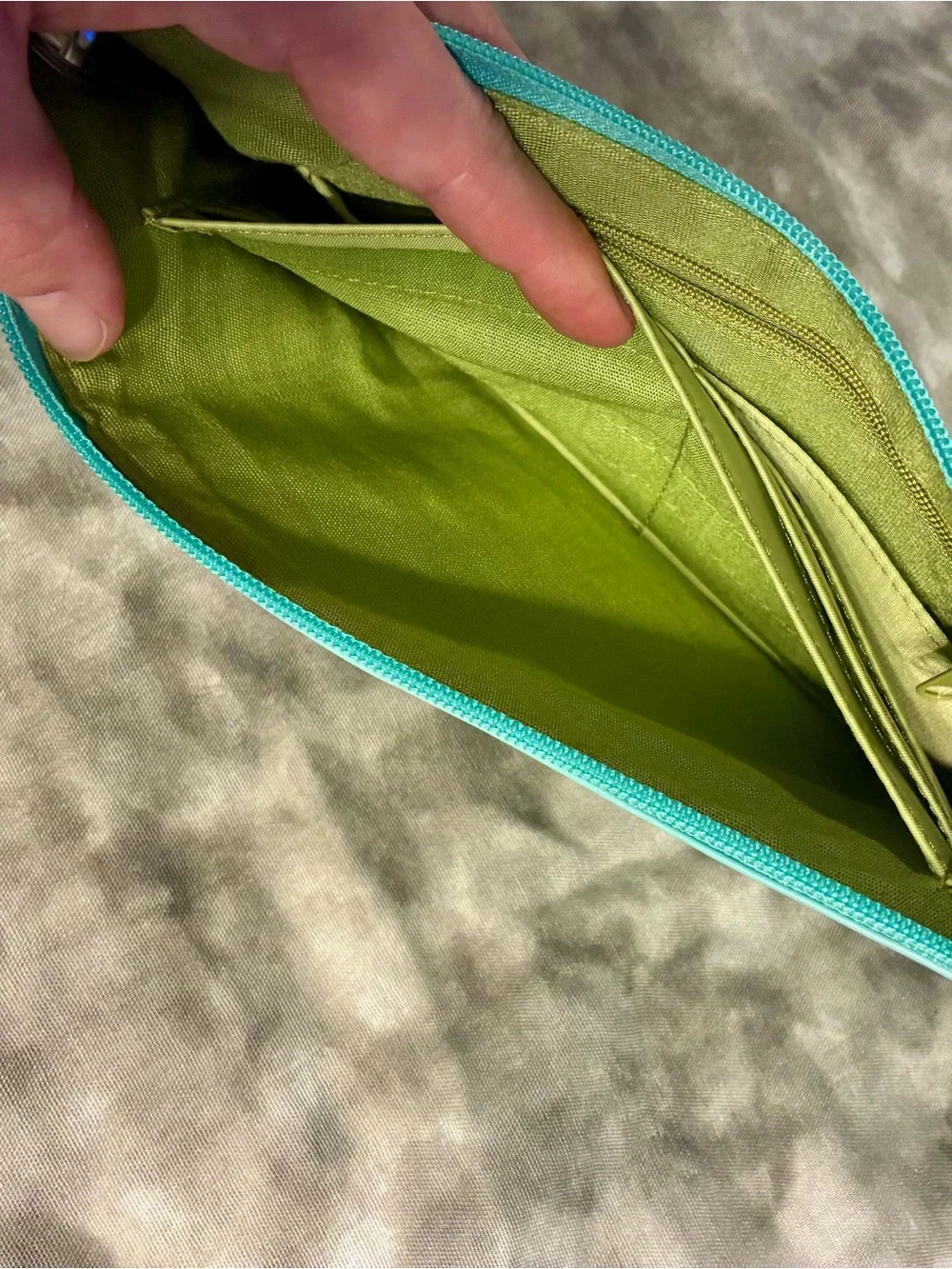 Vintage HOBO International Leather Clutch
